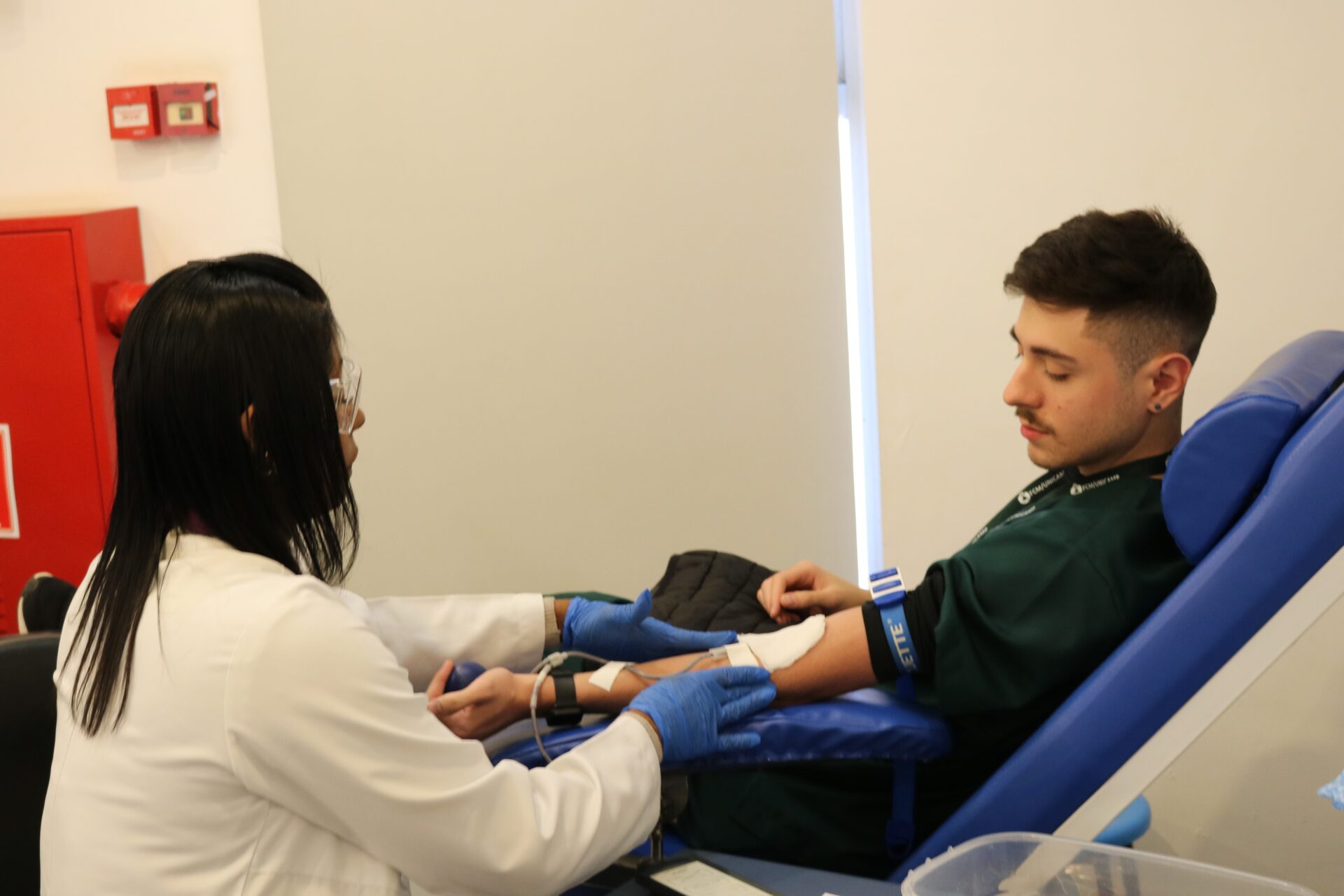 Doação de sangue fisioterapia