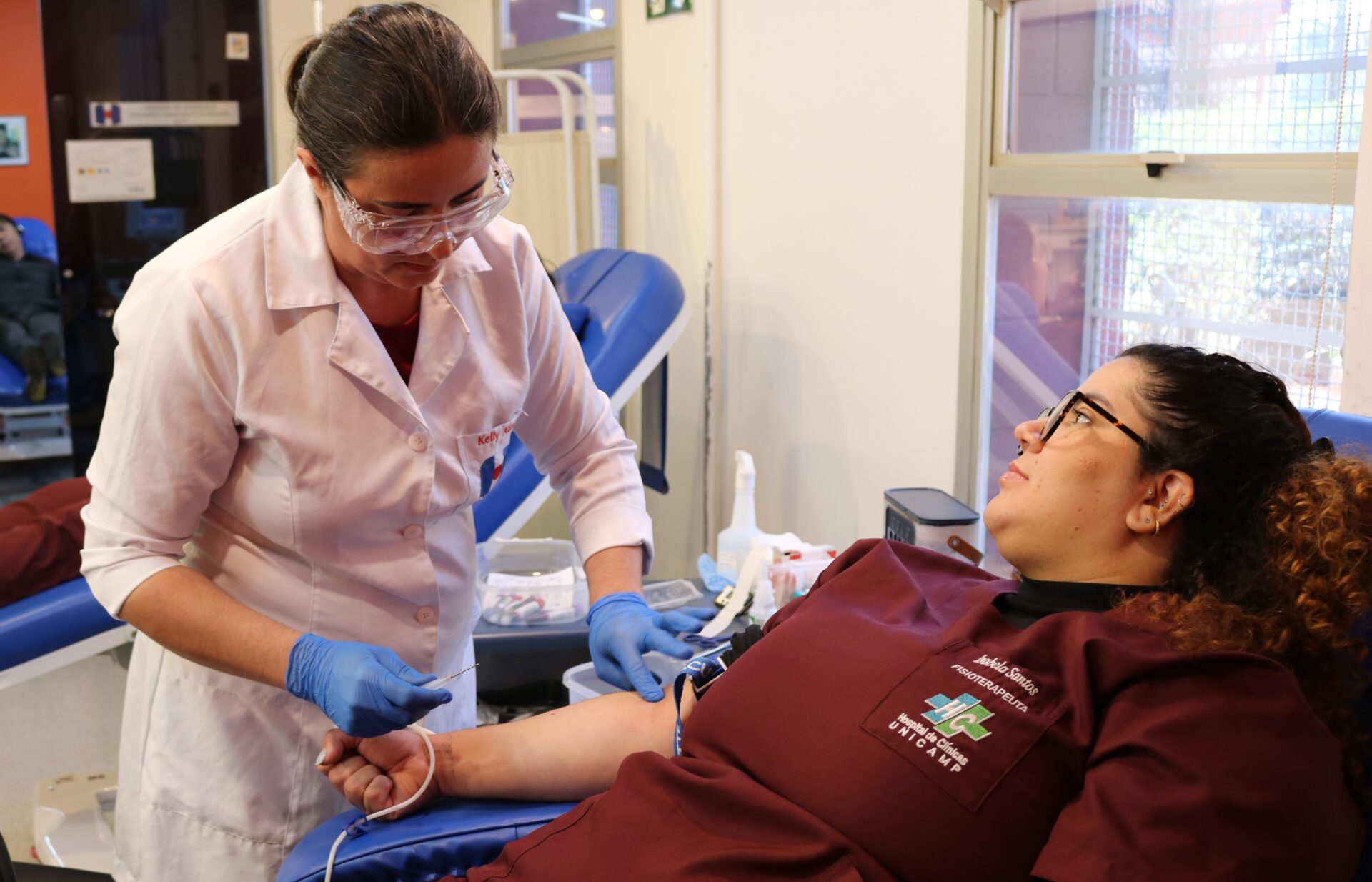 Doação de sangue fisioterapia
