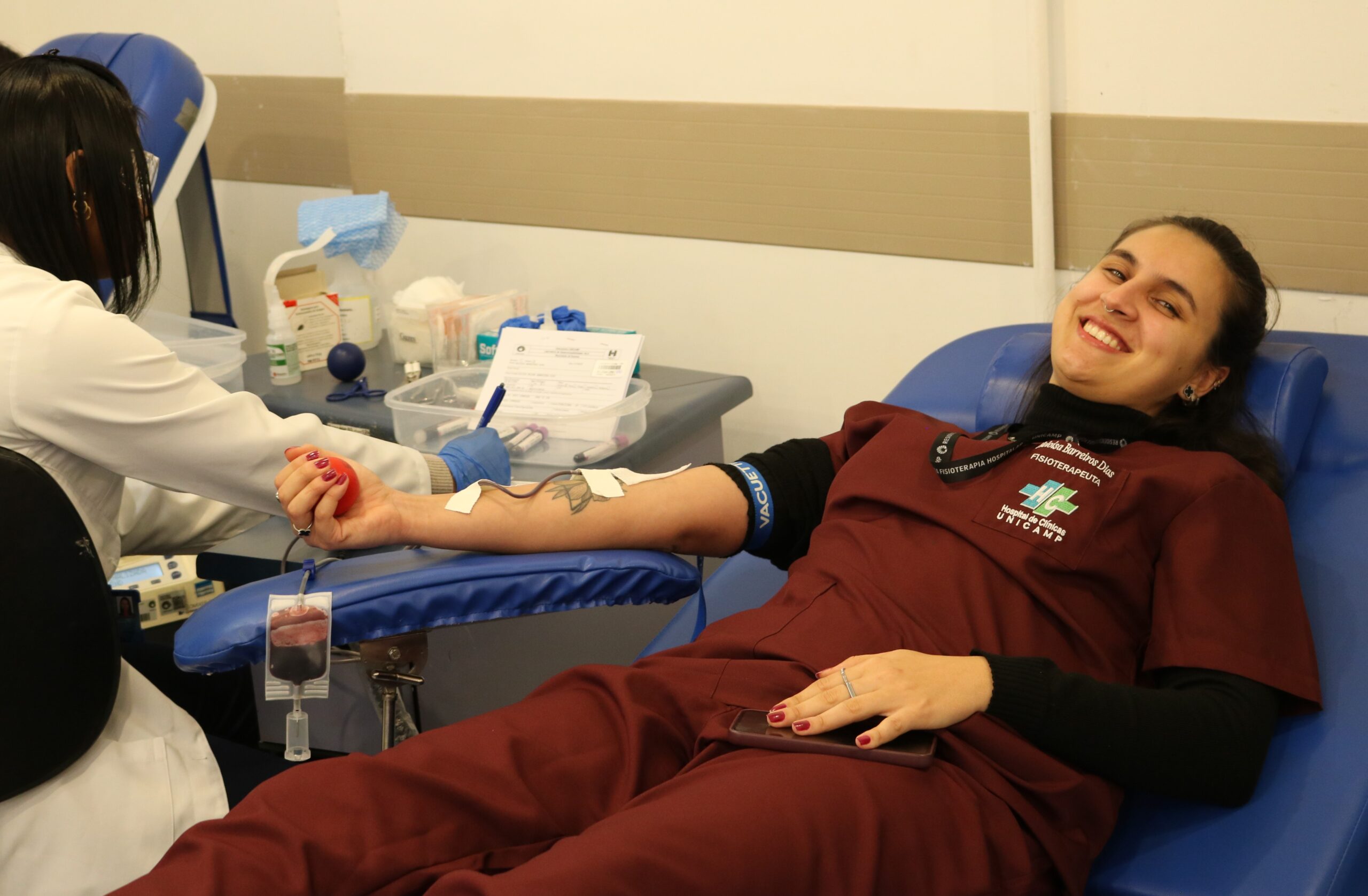 Doação de Sangue Fisioterapia